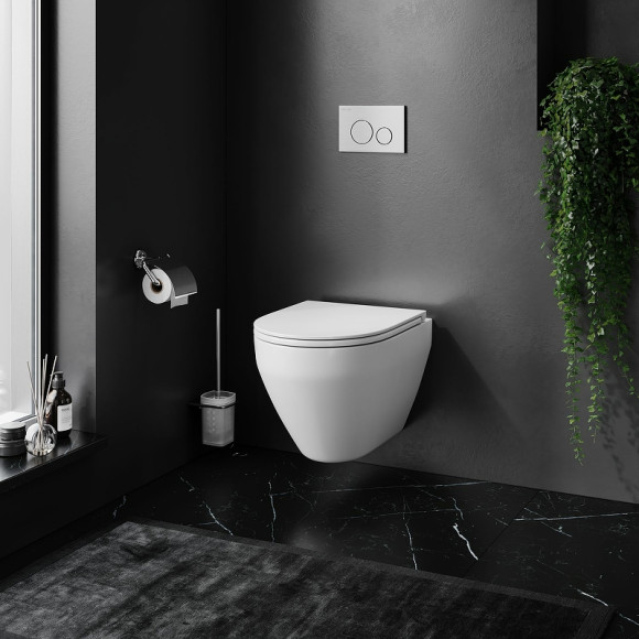 Комплект унитаза AM.PM Spirit FlashClean C701700WH+C707857WH с инсталляцией Viega Prevista Dry 792855 с сиденьем Микролифт и клавишей смыва Хром Комплект унитаза AM.PM Spirit FlashClean C701700WH+C707857WH с инсталляцией Viega Prevista Dry 792855 с сиденьем Микролифт и клавишей смыва Хром