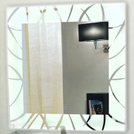 Зеркало Relisan Viva 770х770 Гл000024349 с подсветкой с сенсорным выключателем