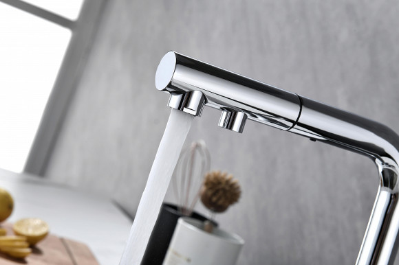 Смеситель для кухни Paulmark Serpentine Se213222-CR Хром Смеситель для кухни Paulmark Serpentine Se213222-CR Хром