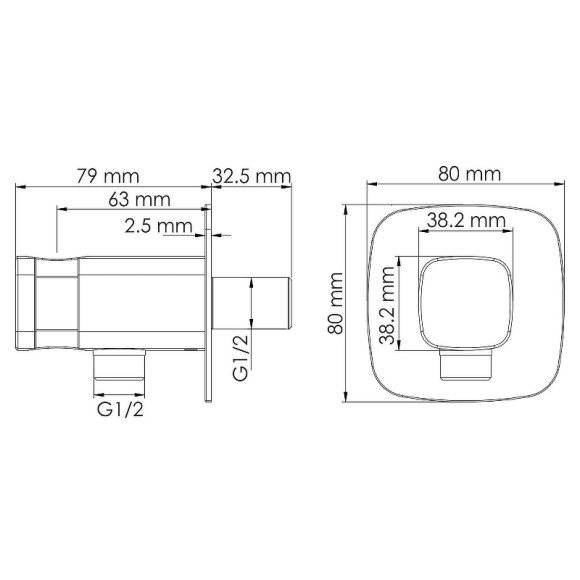 Шланговое подключение WasserKRAFT Nuthe A327 Черное матовое Шланговое подключение WasserKRAFT Nuthe A327 Черное матовое