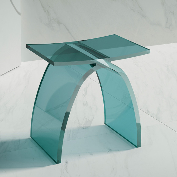 Стульчик для ванной Abber Kristall AT1739Aquamarin Бирюзовый Стульчик для ванной Abber Kristall AT1739Aquamarin Бирюзовый