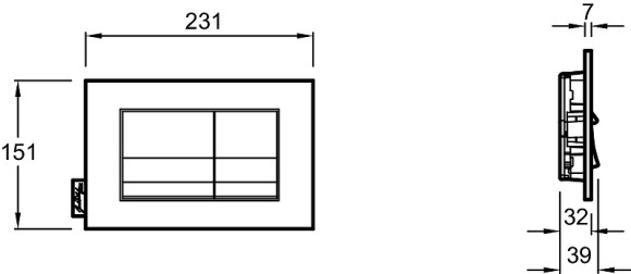 Комплект унитаза с инсталляцией Jacob Delafon Modern Life E21773RU-00 с сиденьем Микролифт и клавишей смыва Хром глянцевый