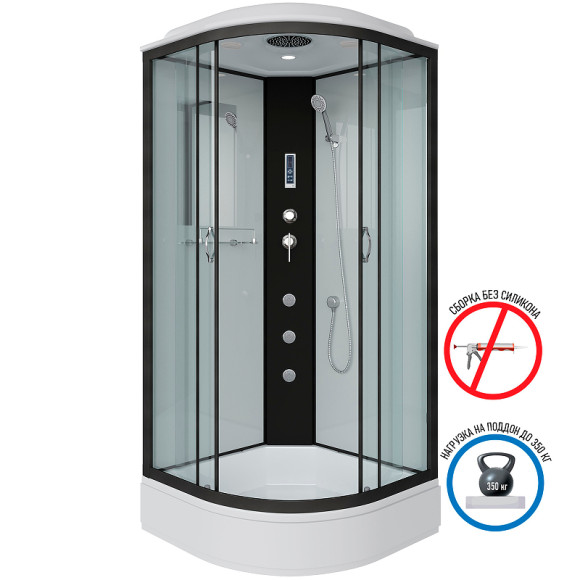 Душевая кабина Niagara Classic 90x90 NG-6701-14F с гидромассажем