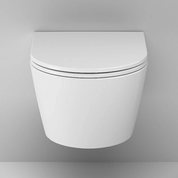 Комплект унитаза с инсталляцией AM.PM Func FlashClean IS90101.8F1701 с сиденьем Микролифт и Белой глянцевой клавишей смыва