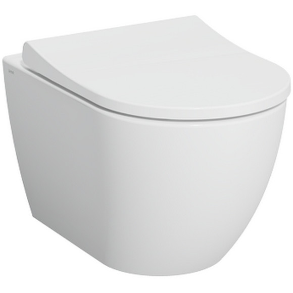 Комплект унитаза с инсталляцией Vitra Mia Round SmoothFlush 9856B003-7200 с сиденьем Микролифт и клавишей смыва Хром матовый