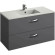 Тумба под раковину Jacob Delafon Ola 100 EB392RU-N14 подвесная Серый антрацит