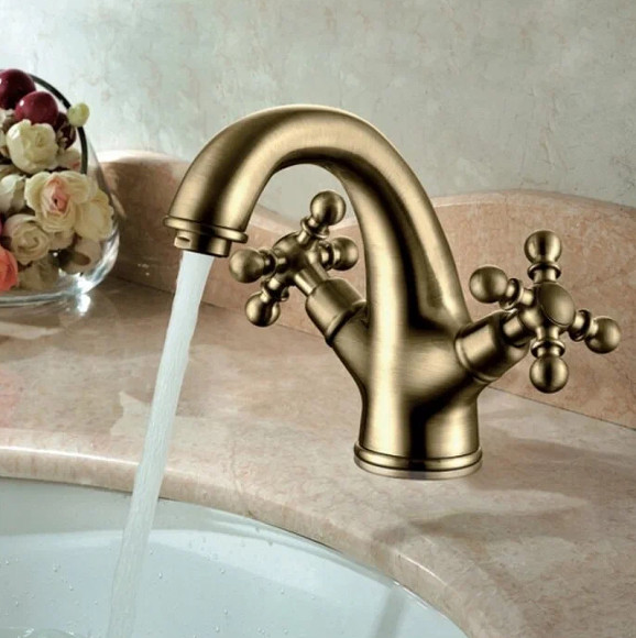 Смеситель для раковины Gappo G89-4 G1089-4 Бронза Смеситель для раковины Gappo G89-4 G1089-4 Бронза