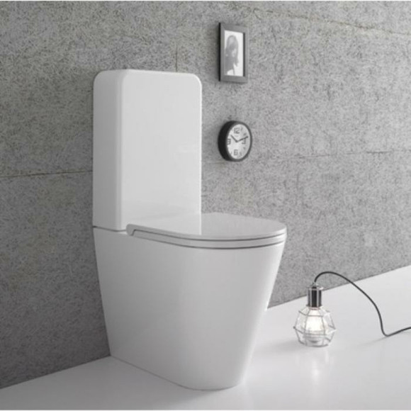 Унитаз компакт Globo Forty3 FO003.BI без бачка и сиденья Унитаз компакт Globo Forty3 FO003.BI без бачка и сиденья