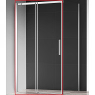 Душевая дверь AQUAme 120 AQM4803-12 профиль Хром стекло прозрачное