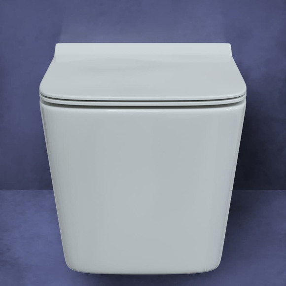 Комплект унитаза с инсталляцией Berges Floe Rimless 043283 с сиденьем Микролифт и Белой клавишей смыва Комплект унитаза с инсталляцией Berges Floe Rimless 043283 с сиденьем Микролифт и Белой клавишей смыва