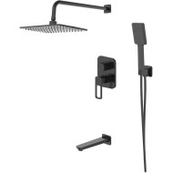 Душевая система Iddis Slide SLIBL03i68 Черная матовая