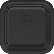 Кухонная мойка Paulmark Vello 44 Uni VE44-MBN Черная матовая Кухонная мойка Paulmark Vello 44 Uni VE44-MBN Черная матовая