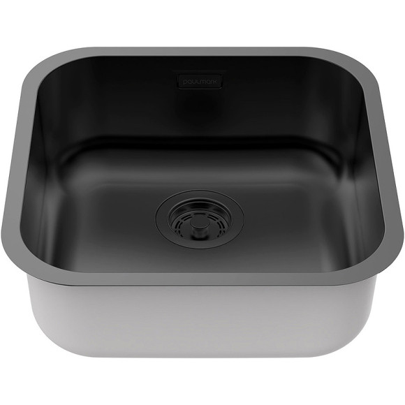 Кухонная мойка Paulmark Vello 44 Uni VE44-MBN Черная матовая