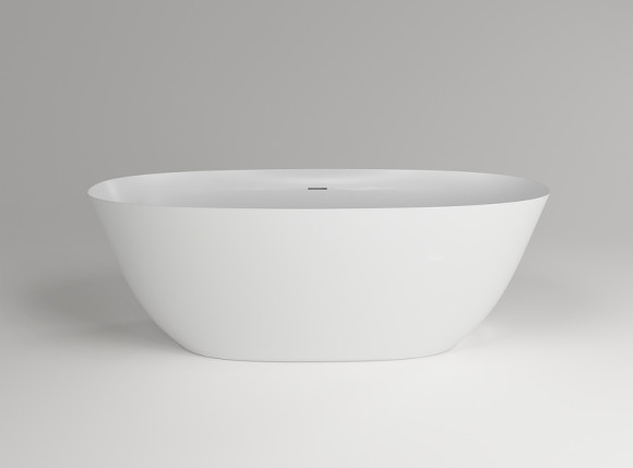 Ванна из искусственного камня Plumberia Selection VELOMA 170BO 170x75 Белая матовая без гидромассажа Ванна из искусственного камня Plumberia Selection VELOMA 170BO 170x75 Белая матовая без гидромассажа