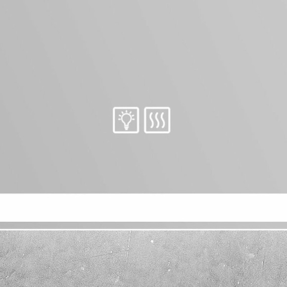 Зеркало BelBagno SPC-GRT-900-800-LED-TCH-WARM с подсветкой с подогревом с сенсорным выключателем