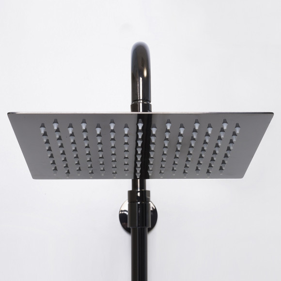 Душевая система WasserKRAFT Glan A16701 Черная глянцевая