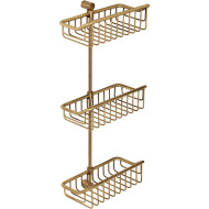 Полка корзина Migliore Complementi 22028 Бронза