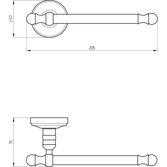 Держатель туалетной бумаги Migliore Mirella 17272 Хром Золото