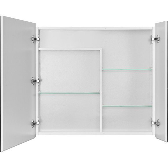 Зеркальный шкаф Aquaton Лондри 80 1A267202LH010 Белый глянцевый