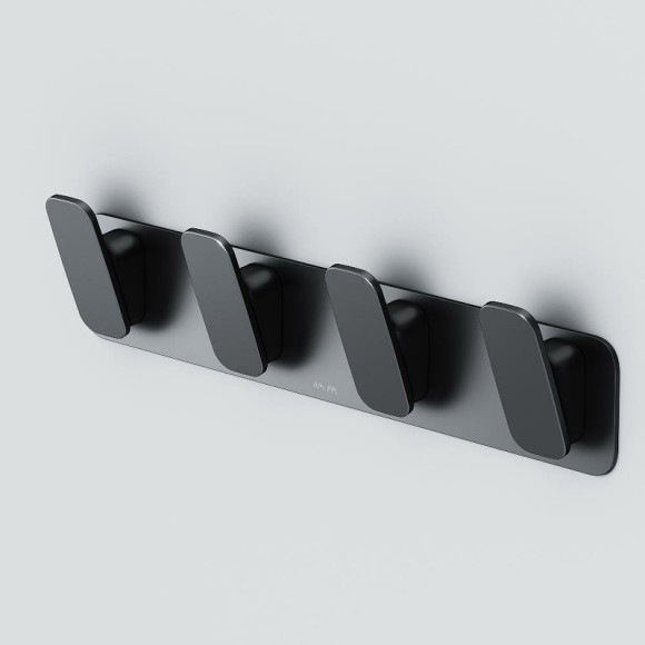 Вешалка для полотенец AM.PM Inspire V2.0 A50A35922 Черная матовая Вешалка для полотенец AM.PM Inspire V2.0 A50A35922 Черная матовая