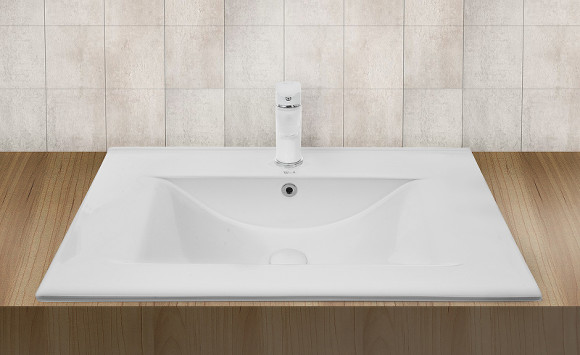 Раковина WeltWasser Deilbach 7505 80 10000004629 Белый глянец