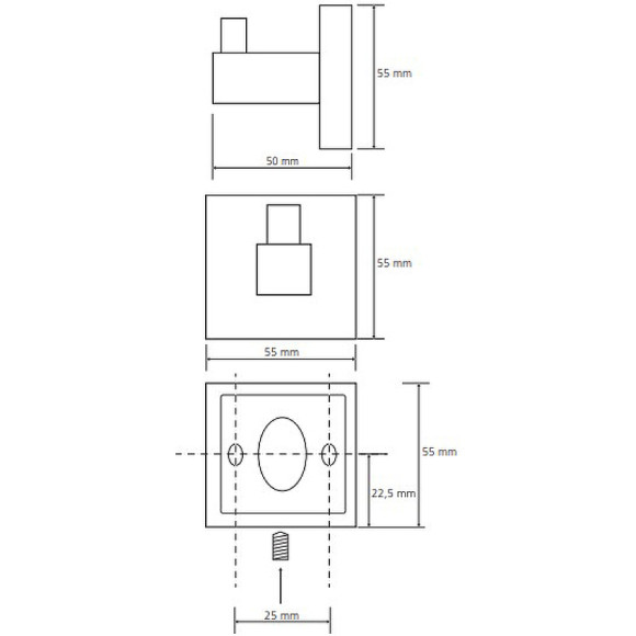 Крючок Bemeta Beta 132306172 Хром
