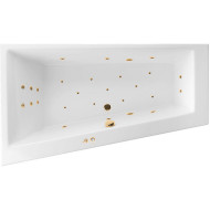 Акриловая ванна Excellent Sfera 170x100 L WAEX.SFL17.ULTRA.GL с гидромассажем