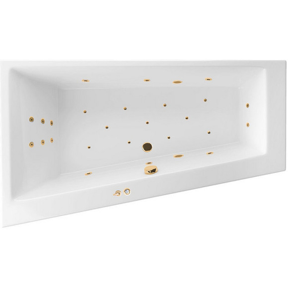 Акриловая ванна Excellent Sfera 170x100 L WAEX.SFL17.ULTRA.GL с гидромассажем