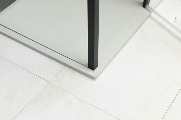 Душевая стенка Allen Brau Priority 80 3.31042.BBA профиль Черный браш стекло прозрачное