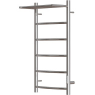 Электрический полотенцесушитель Point Афина PN04848P П5 400x800 с полкой, диммер справа Хром