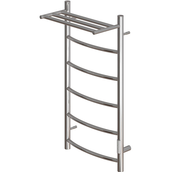 Электрический полотенцесушитель Point Афина PN04848P П5 400x800 с полкой, диммер справа Хром Электрический полотенцесушитель Point Афина PN04848P П5 400x800 с полкой, диммер справа Хром