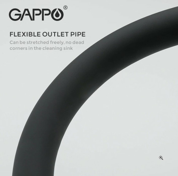 Смеситель для кухни Gappo G4398-36 Черный матовый Смеситель для кухни Gappo G4398-36 Черный матовый