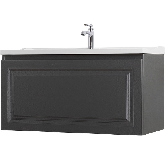 Тумба под раковину Cezares Giubileo 100 GIUBILEO-N-100-1C-SO-TIT-P подвесная Титан