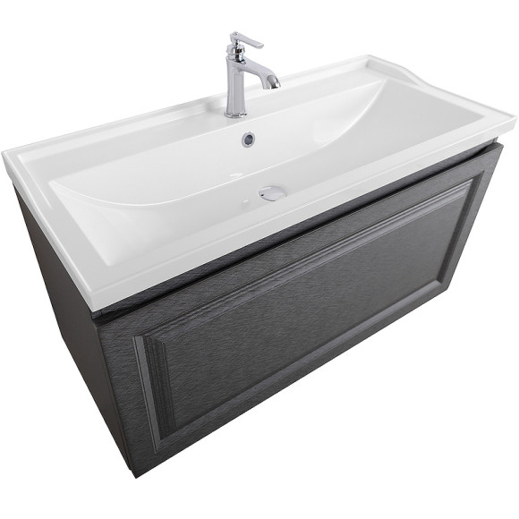 Тумба под раковину Cezares Giubileo 100 GIUBILEO-N-100-1C-SO-TIT-P подвесная Титан