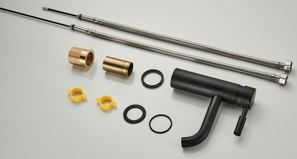 Смеситель для раковины ALMAes Sona TVZ-0905 Черный матовый Смеситель для раковины ALMAes Sona TVZ-0905 Черный матовый