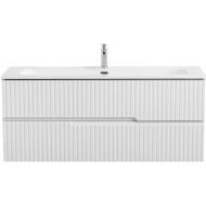 Тумба под раковину Cezares Duet-N 120 DUET-N-1200-2C-SO-FBS-P подвесная Ясень Белый Софт