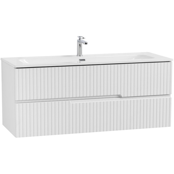 Тумба под раковину Cezares Duet-N 120 DUET-N-1200-2C-SO-FBS-P подвесная Ясень Белый Софт