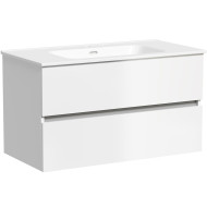 Тумба под раковину Sancos Urban 90 UR90W подвесная Белый глянец