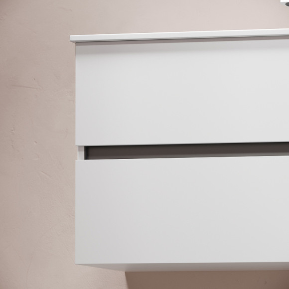 Тумба под раковину Sancos Urban 90 UR90W подвесная Белый глянец Тумба под раковину Sancos Urban 90 UR90W подвесная Белый глянец