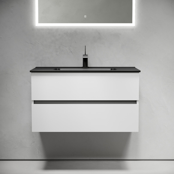 Тумба под раковину Sancos Urban 90 UR90W подвесная Белый глянец Тумба под раковину Sancos Urban 90 UR90W подвесная Белый глянец