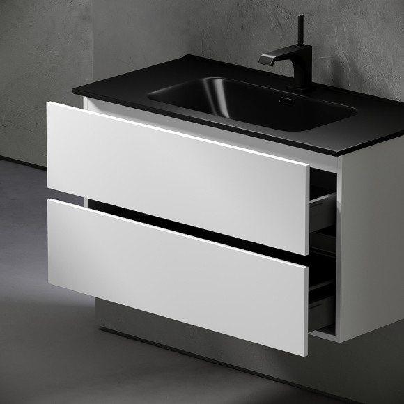 Тумба под раковину Sancos Urban 90 UR90W подвесная Белый глянец Тумба под раковину Sancos Urban 90 UR90W подвесная Белый глянец