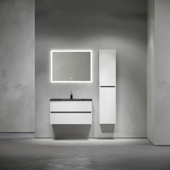 Тумба под раковину Sancos Urban 90 UR90W подвесная Белый глянец Тумба под раковину Sancos Urban 90 UR90W подвесная Белый глянец