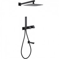 Душевая система Abber Rund AF8717B Черная матовая Душевая система Abber Rund AF8717B Черная матовая