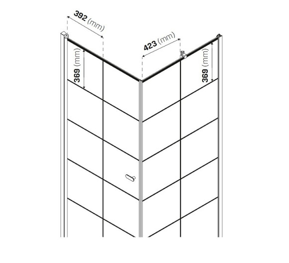 Душевой уголок New Trendy New Soleo Black 90х90 R D-0285A/D-0121B профиль Черный стекло прозрачное Душевой уголок New Trendy New Soleo Black 90х90 R D-0285A/D-0121B профиль Черный стекло прозрачное