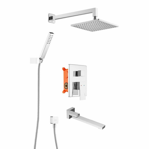 Душевая система Swedbe Platta 5546 Хром Душевая система Swedbe Platta 5546 Хром