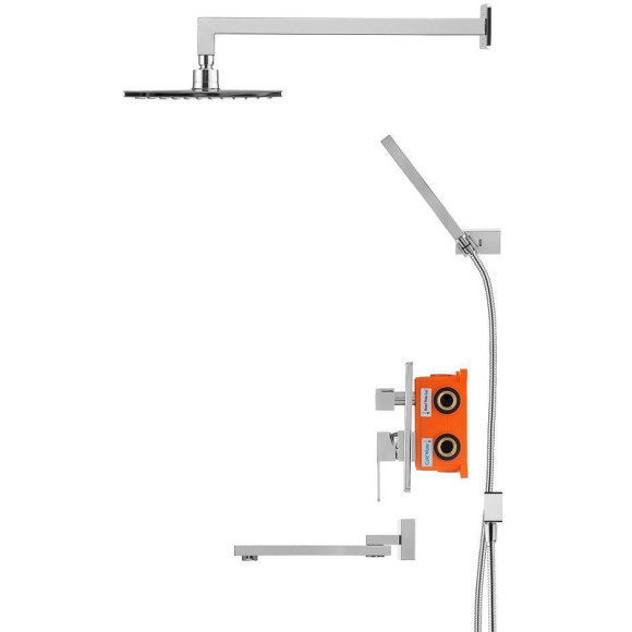 Душевая система Swedbe Platta 5546 Хром Душевая система Swedbe Platta 5546 Хром