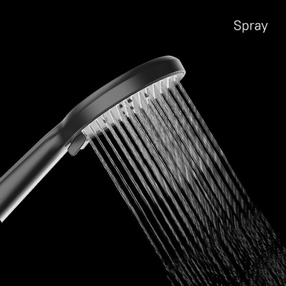 Ручной душ Milardo Ideal Spa 3F ILS3FBRM18 Черный матовый