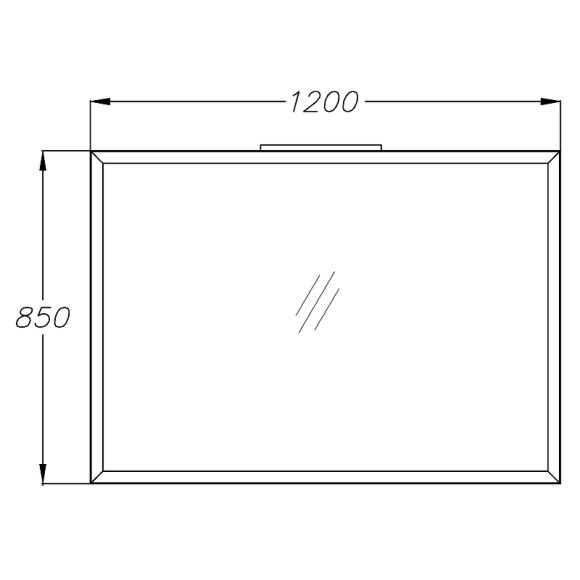 Зеркало Opadiris Рубинно 120 00-00006475 прямоугольное Зеркало Opadiris Рубинно 120 00-00006475 прямоугольное