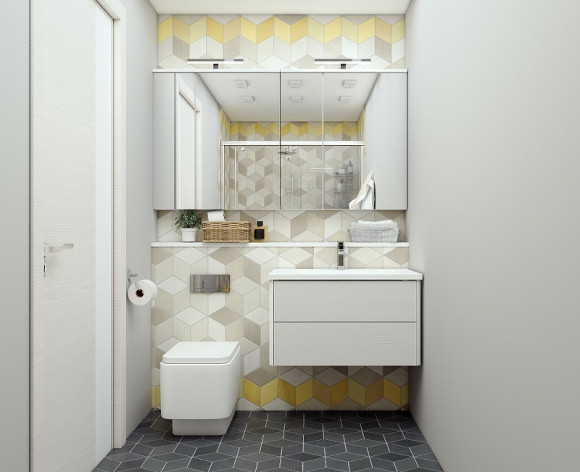 Тумба под раковину Aquaton Брук 80 1A202001BCDL0 подвесная Дуб латте