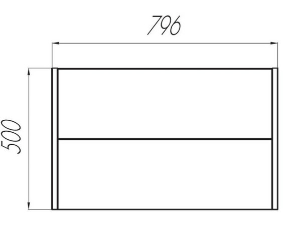 Тумба под раковину Aquaton Брук 80 1A202001BCDL0 подвесная Дуб латте